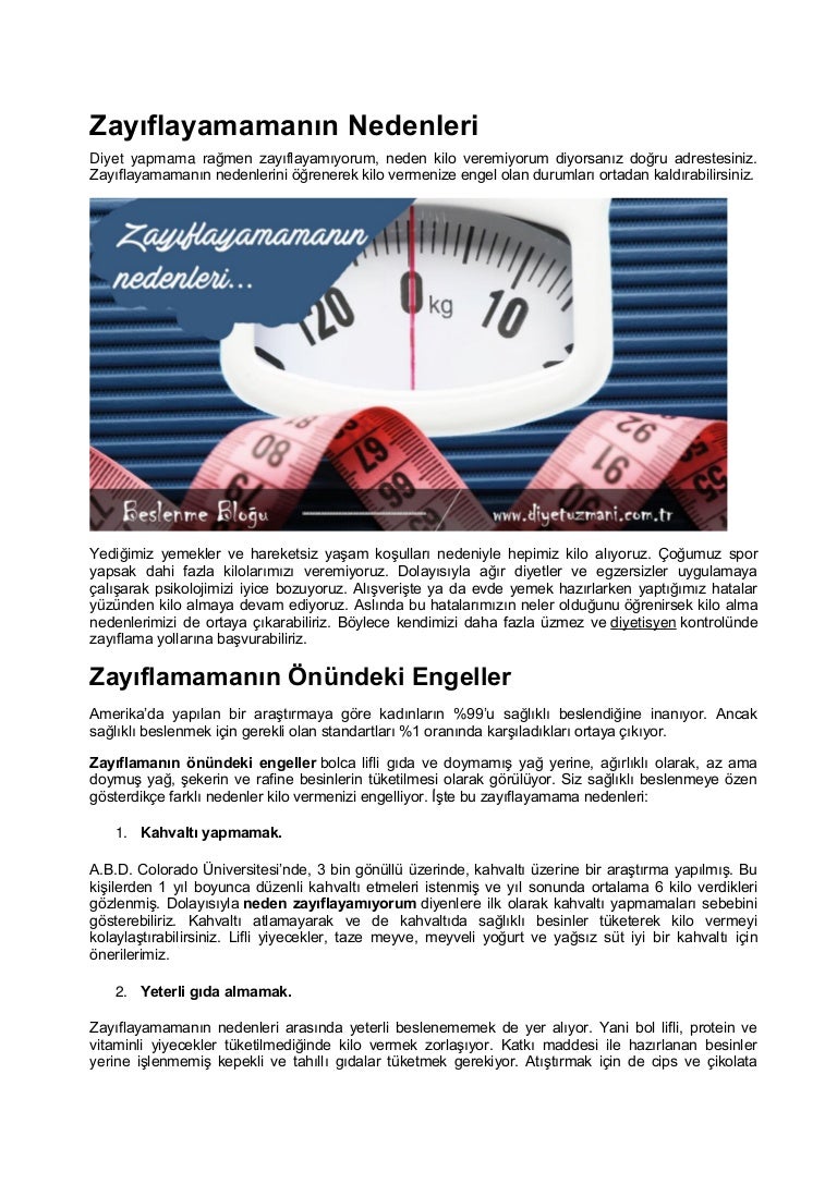 Kilo Vermeyi Engelleyen Hormonlar Kilo Vermeyi Engelleyen Hormonlar